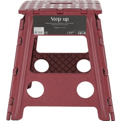 QHP Stolička na nasedání burgundy – Zboží Mobilmania