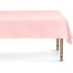 PartyDeco Plastový ubrus růžový světlý 137x183 cm – Zboží Dáma