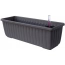 Plastia Samozavlažovací truhlík SIESTA LUX 100x20x19 cm antracit