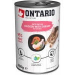 Ontario Cat Chicken with Shrimps flavoured with Sea Buckthorn 400 g – Zboží Mobilmania