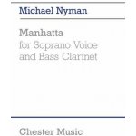 Michael Nyman Manhatta For Soprano Voice And Bass Clarinet noty na zpěv basklarinet – Hledejceny.cz