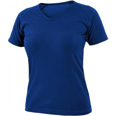 CXS ELLA tričko dámské výstřih do V krátký rukáv středně modrá – Zboží Mobilmania