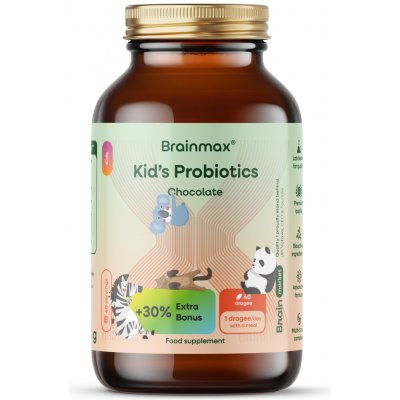 BrainMax Kid’s Probiotics 40 dražé – Hledejceny.cz