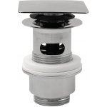 OMP TEA Umyvadlová výpust 5/4“, click-clack, hranatá zátka, 32-52mm, chrom 8540.360.5 – Zboží Dáma
