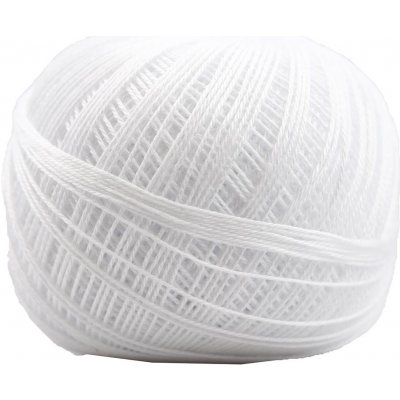 Niťárna Háčkovací příze Sněhurka 0010 bílá – Zboží Dáma