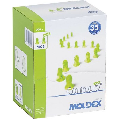 Moldex 740301 Contours small špunty do uší 35 dB pro jedno použití 200 pár