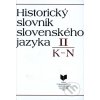 Historický slovník slovenského jazyka II K - N