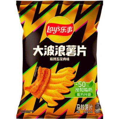 Lay's Deep Ridged Grilled Pork CHN 70 g – Zboží Dáma