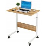 Výškově nastavitelný pojízdný stolek na notebook 40*40*70-90CM s kolečky, studijní psací stůl – Hledejceny.cz