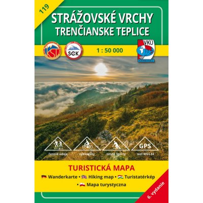 Strážovské vrchy Trenčianske Teplice1:50 000 SK Mapa skládaná