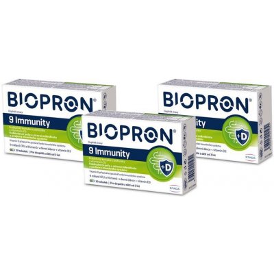 Biopron9 Immun vitamin D3 3 x 30 tobolek – Hledejceny.cz