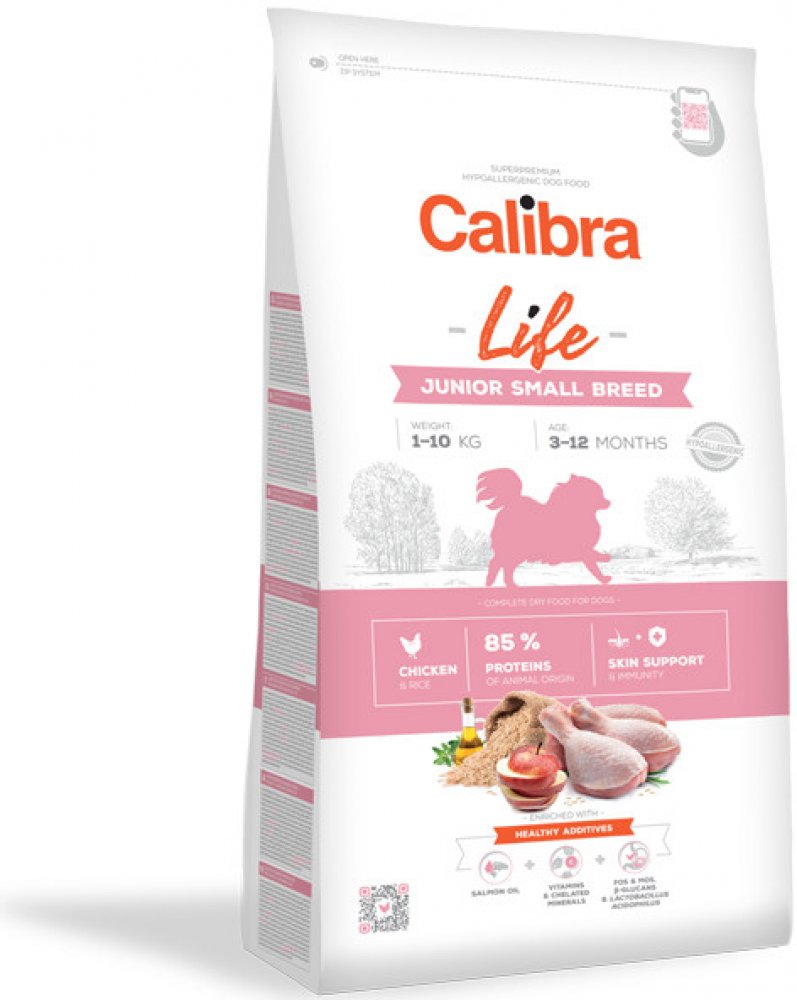 Calibra Dog Life Junior Small Breed Chicken 1,5 kg | Srovnanicen.cz