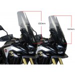 Honda Crf1100L Africa Twin Adventure Sports 20-25 Výškově nastavitelný plexi štít - Čiré