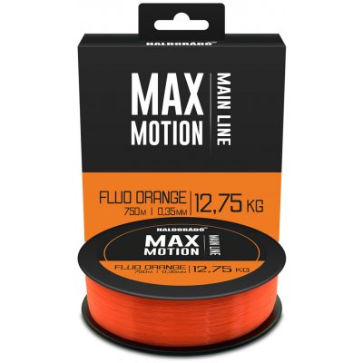 Haldorádó max motion fluo orange 750 m 0,35 mm 12,75 kg – Zboží Mobilmania