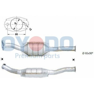 Katalyzátor OYODO 10N0093-OYO | Zboží Auto