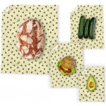BajaBee Voskované ubrousky Žluté včelky, XL/M/M/S, 40 x 48 cm, 23 x 31 cm, 23 x 31 cm, 17 x 23 cm 4 ks – Sleviste.cz