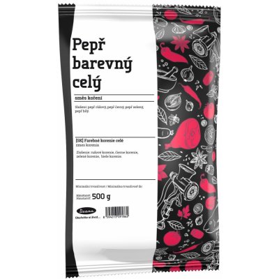 Drana Pepř barevný celý 500 g – Sleviste.cz