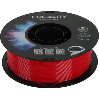 Creality PETG 1,75mm 1 kg Červená – Zboží Živě