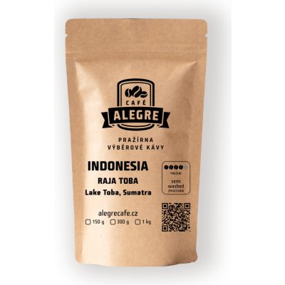 Alegre Café Roasters Raja Toba semi washed zrnková 150 g – Hledejceny.cz