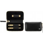 Zwilling Twinox Gold Edition manikúra se štípátkem, černá kůže, 3 ks – Zboží Mobilmania