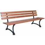Rojaplast zahradní lavice přírodní 180 cm, 70 cm, 56 cm – Zbozi.Blesk.cz