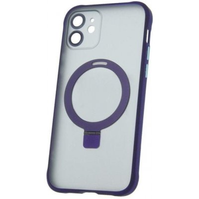 Forever Silikonové TPU Mag Ring iPhone 12 fialové