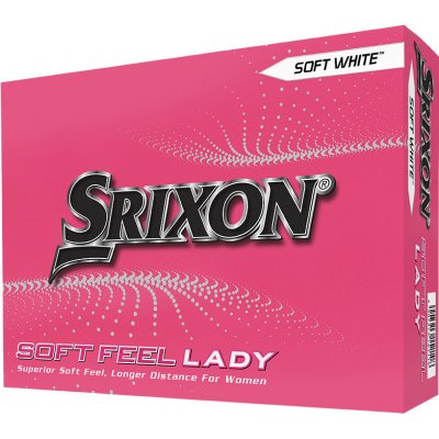 Srixon Soft Feel Lady 23 2-plášťový - bílý 3ks