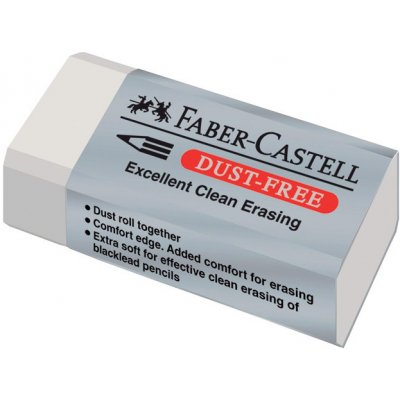 Faber Castell Stěrací pryž DUST FREE bílá – Zboží Dáma