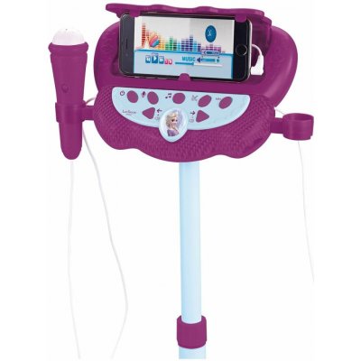 Lexibook Lexibook Frozen Nastavitelný stojan s 2 mikrofony hlasovými efekty světlem a reproduktorem – Zboží Mobilmania