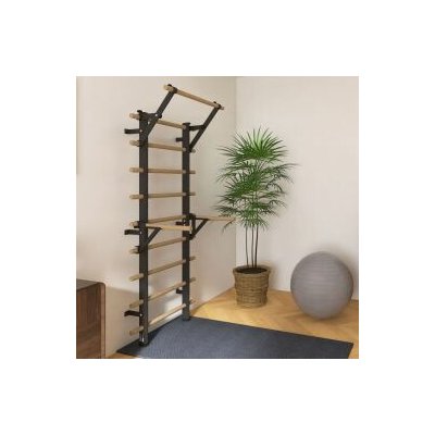 Žebřiny inSPORTline Wootamax 220x80 cm s hrazdou a bradly – Sleviste.cz