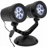 NENURODYTA_V LED projektor "Sněhové vločky" Dvojitý, 8 LED – Hledejceny.cz