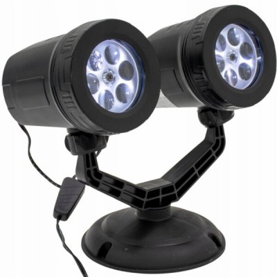 NENURODYTA_V LED projektor "Sněhové vločky" Dvojitý, 8 LED – Hledejceny.cz