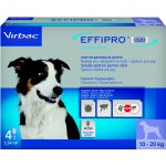 Virbac Effipro DUO Dog M 10-20kg 134/40 mg 4x1,34ml – Hledejceny.cz
