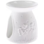 Dakls Porcelánová aroma lampa Two angels bílá 12 x 11 cm – Zboží Dáma