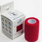 KinesioMAX Cohesive elastické samofixační červená 7,5 cm x 4,5 m – Zbozi.Blesk.cz