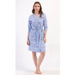 Vienetta dámský župan krátký Lenka modrošedá – Sleviste.cz