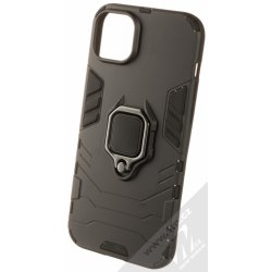 Pouzdro 1Mcz Armor Ring odolné s držákem na prst Apple iPhone 14 Plus černé