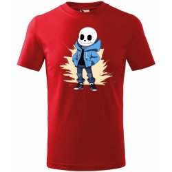 Dětské tričko Undertale Sans Červená