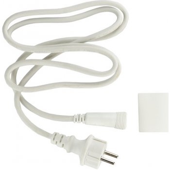 decoLED Zdrojový kabel exteriér bez AC DC bílý IP67