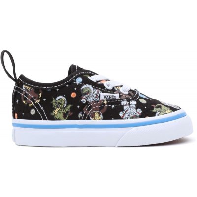 Vans TD Authentic Elastic Lace Glow Cosmic Zoo Black/blue – Zboží Mobilmania