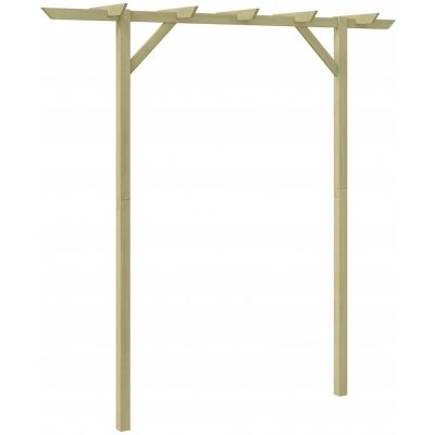 Dřevěná pergola VidaXL oblouk 205 cm – Hledejceny.cz