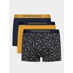 Emporio Armani pánské boxerky 3 Pack 111625 3F722 22036 hořčicivočerné – Hledejceny.cz