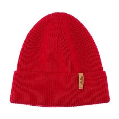 Vlnka vlněná čepice V21 červená – Zboží Mobilmania