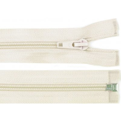 Pro Háčkování Spirálový zip No 5 dělitelný 30 cm světle béžový – Hledejceny.cz