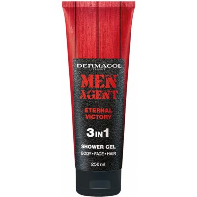 Dermacol Men Agent 3v1 Eternal Victory sprchový gel na tělo obličej a vlasy 250 ml