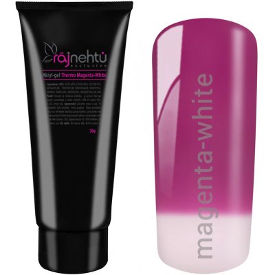 Ráj nehtů Akryl-gel v tubě Thermo Magenta-White 30 g – Hledejceny.cz