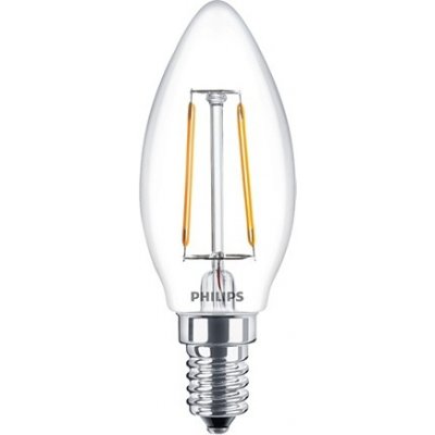 Philips Classic Filament LED žárovka svíčka B35 E14 4.3-40W 827 CL G ND 470Lm čirá – Hledejceny.cz