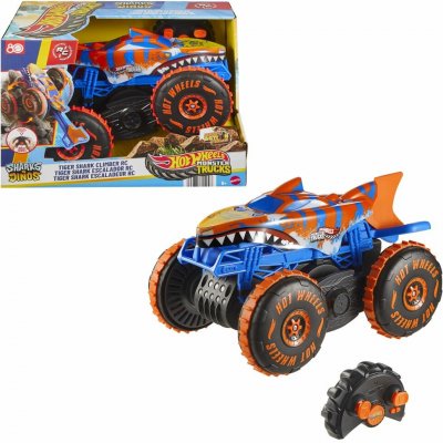 Hot Wheels RC Monster trucks Lezec tiger shark JFR39 TV - Mattel – Zboží Dáma