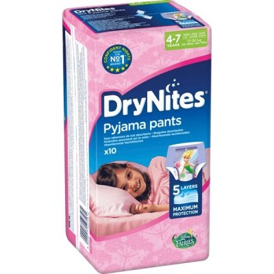 Huggies DryNites pro dívky M 17-30 kg 10 ks – Zbozi.Blesk.cz