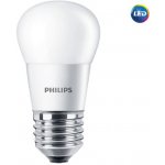 Philips LED žárovka E27 P45 FR 5W 40W teplá bílá 2700K – Hledejceny.cz